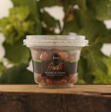 90 gr Natürel İç Fındık, PP Bardak
