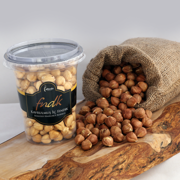 180 gr Kavrulmuş İç Fındık, PP Bardak
