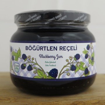 450 gr Böğürtlen Reçeli, Cam Kavanoz
